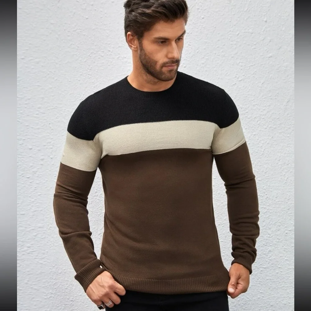 Colorblock Sweater ⌚️ - Picture 2 of 4
